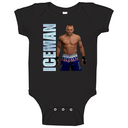 Chuck Liddell Ice Man Mixed Martial Artist Fight Fan Baby One Piece Chuck Liddell Ice Man Mixed Martial Artist Fight Fan Baby One Piece