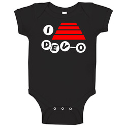 Devo 80s Music Retro Baby One Piece Devo 80s Music Retro Baby One Piece