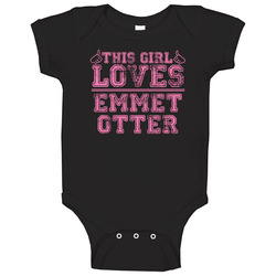 This Girl Loves Emmet Otter Emmet Otter's Jug Band Christmas Favorite Novel Character Book Cool Fan Baby One Piece This Girl Loves Emmet Otter Emmet Otter's Jug Band Christmas Favorite Novel Character Book Cool Fan Baby One Piece