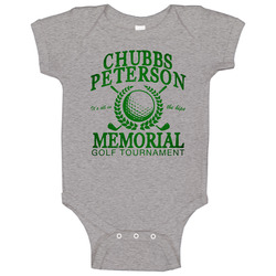Chubbs Peterson Golf Tournament Happy Gilmore Movie Sports Fan Parody Baby One Piece Chubbs Peterson Golf Tournament Happy Gilmore Movie Sports Fan Parody Baby One Piece