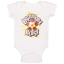 Baltimore Blast Major League Indoor Soccer Club Alt Logo Baby One Piece Baltimore Blast Major League Indoor Soccer Club Alt Logo Baby One Piece