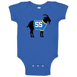 Junior Seau Goat Greatest Of All Time Los Angeles C Football Player Fan Baby One Piece Junior Seau Goat Greatest Of All Time Los Angeles C Football Player Fan Baby One Piece