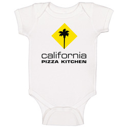 California Pizza Kitchen American Favourite Food Baby One Piece California Pizza Kitchen American Favourite Food Baby One Piece