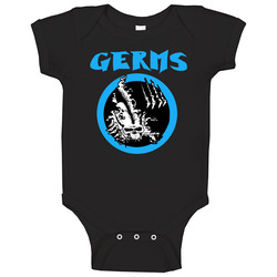 The Germs Punk Rock Retro Baby One Piece The Germs Punk Rock Retro Baby One Piece