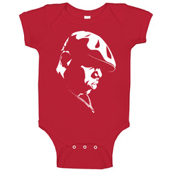 Notorious Big Biggie Smalls Hip Hop Silhouette Baby One Piece Notorious Big Biggie Smalls Hip Hop Silhouette Baby One Piece