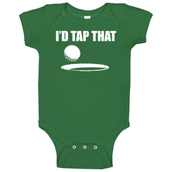 Golf Funny Id Tap That Baby One Piece Golf Funny Id Tap That Baby One Piece
