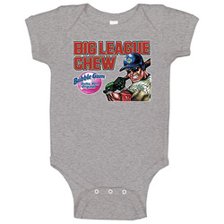 Big League Chew 80s Bubble Gum Baby One Piece Big League Chew 80s Bubble Gum Baby One Piece