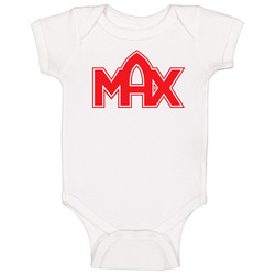 Max Burger Restaurant Logo Baby One Piece Max Burger Restaurant Logo Baby One Piece