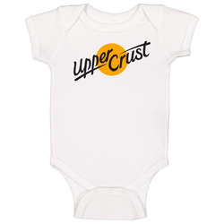 Upper Crust Uk Chain Restaurants Logo Baby One Piece Upper Crust Uk Chain Restaurants Logo Baby One Piece