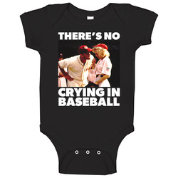 Tom Hanks There's No Crying In Baseball Movie Baby One Piece Tom Hanks There's No Crying In Baseball Movie Baby One Piece