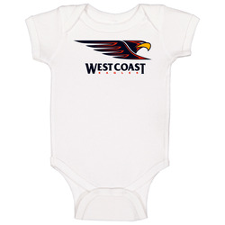 West Coast Eagles Australian Football Sport Baby One Piece West Coast Eagles Australian Football Sport Baby One Piece