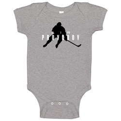 Air Ivan Provorov Philadelphia Hockey Baby One Piece Air Ivan Provorov Philadelphia Hockey Baby One Piece