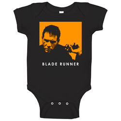 Cool Blade Runner Harrison Ford Cult Clasic Baby One Piece Cool Blade Runner Harrison Ford Cult Clasic Baby One Piece