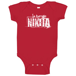 La Femme Nikita 90s Action Tv Show Worn Look Baby One Piece La Femme Nikita 90s Action Tv Show Worn Look Baby One Piece