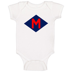 Milwaukee Bears Negro Logo Baseball Baby One Piece Milwaukee Bears Negro Logo Baseball Baby One Piece