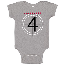 Foreigner Retro Music Rock Band Album Baby One Piece Foreigner Retro Music Rock Band Album Baby One Piece