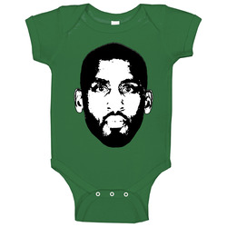 Brad Wanamaker Boston Basketball Big Head Baby One Piece Brad Wanamaker Boston Basketball Big Head Baby One Piece