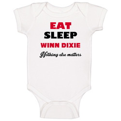 Eat Sleep Winn Dixie Favorite Novel Character Fan Baby One Piece Eat Sleep Winn Dixie Favorite Novel Character Fan Baby One Piece