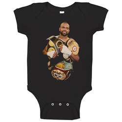 Roy Jones Junior With Title Belts Boxing Legend Fan Baby One Piece Roy Jones Junior With Title Belts Boxing Legend Fan Baby One Piece