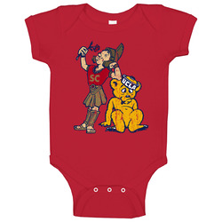 Mascots Usc Ucla Vintage Look Rivalry California Sports Fan Crewneck Sweatshirt Baby One Piece Mascots Usc Ucla Vintage Look Rivalry California Sports Fan Crewneck Sweatshirt Baby One Piece