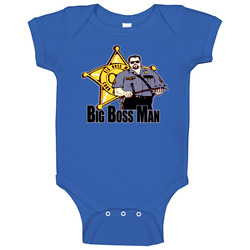 Big Boss Man Retro Wrestling Baby One Piece Big Boss Man Retro Wrestling Baby One Piece