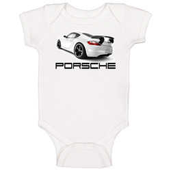 Porsche Cart Entusiasts Motor Vechile Classic Sports Baby One Piece Porsche Cart Entusiasts Motor Vechile Classic Sports Baby One Piece