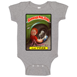 Garbage Pail Kids Flat Tyler Funny Baby One Piece Garbage Pail Kids Flat Tyler Funny Baby One Piece