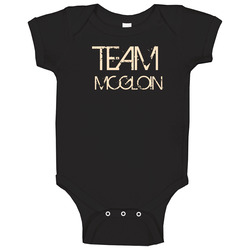 Team Sports Last First Name Mcgloin Baby One Piece Team Sports Last First Name Mcgloin Baby One Piece