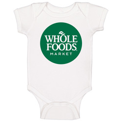Whole Foods Market Grocery Store Logo Baby One Piece Whole Foods Market Grocery Store Logo Baby One Piece