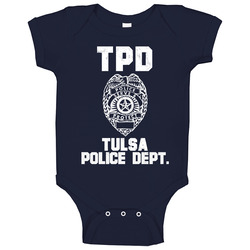 Tulsa Police Department Dept Tpd Officer Inspired Custom City Unisex Baby One Piece Tulsa Police Department Dept Tpd Officer Inspired Custom City Unisex Baby One Piece
