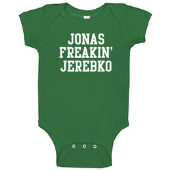 Jonas Jerebko Freakin Favorite Boston Basketball Player Fan Baby One Piece Jonas Jerebko Freakin Favorite Boston Basketball Player Fan Baby One Piece