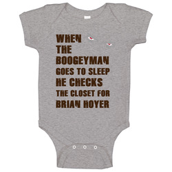 Brian Hoyer Sports Boogeyman Baby One Piece Brian Hoyer Sports Boogeyman Baby One Piece