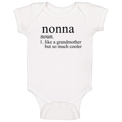 Nonna Noun Language Definition Grandma Grandmother Mother's Day Gift Baby One Piece Nonna Noun Language Definition Grandma Grandmother Mother's Day Gift Baby One Piece