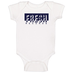 Fresh Records Hip Hop Record Label Music Lovers Baby One Piece Fresh Records Hip Hop Record Label Music Lovers Baby One Piece