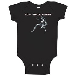 Rom Space Knight Comic Retro Baby One Piece Rom Space Knight Comic Retro Baby One Piece