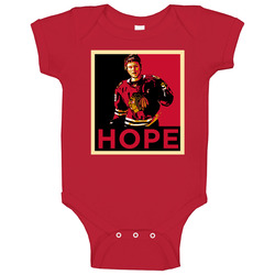 Connor Bedard Chicago Hockey Hope Style Baby One Piece