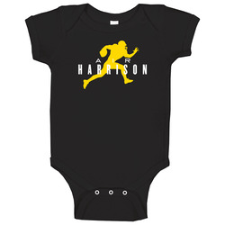 Air James Harrison Pittsburgh Football Player Fan Parody Baby One Piece Air James Harrison Pittsburgh Football Player Fan Parody Baby One Piece