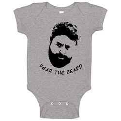 Bored To Death Fear The Beard Baby One Piece Bored To Death Fear The Beard Baby One Piece