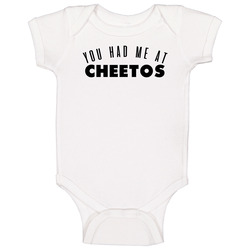 You Had Me At Cheetos Favorite Food Lover Foodie Baby One Piece You Had Me At Cheetos Favorite Food Lover Foodie Baby One Piece