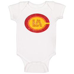 La Los Angeles Strings World Team Tennis League Retro Team Logo Baby One Piece La Los Angeles Strings World Team Tennis League Retro Team Logo Baby One Piece