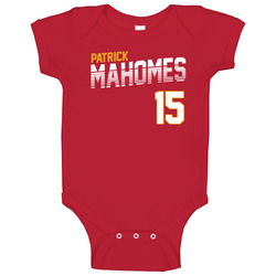 Patrick Mahomes Football Player Number Kansas City Football Baby One Piece Patrick Mahomes Football Player Number Kansas City Football Baby One Piece