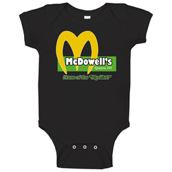 Coming To America Mcdowell's Baby One Piece Coming To America Mcdowell's Baby One Piece