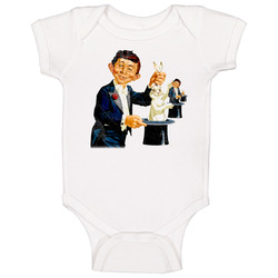Alfred E Neuman Mad Mascot Baby One Piece Alfred E Neuman Mad Mascot Baby One Piece