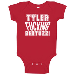 Tyler Bertuzzi Fcking Detroit Hockey Sports Athlete Fan Baby One Piece Tyler Bertuzzi Fcking Detroit Hockey Sports Athlete Fan Baby One Piece