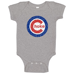 Cubs Choke Logo Distressed T Shirt Chicago Still Sucks Since 1908 Funny Scrum T Shirt Parody World Series Fail onesie Baby One Piece Cubs Choke Logo Distressed T Shirt Chicago Still Sucks Since 1908 Funny Scrum T Shirt Parody World Series Fail onesie Baby One Piece