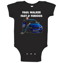 Paul Walker Fast Furious onesie Baby One Piece Paul Walker Fast Furious onesie Baby One Piece