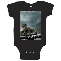 Fury Brad Pitt War Movie onesie Baby One Piece Fury Brad Pitt War Movie onesie Baby One Piece