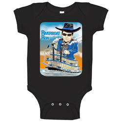 Riverboat Ron Rivera Caroline Panthers Tee onesie Baby One Piece Riverboat Ron Rivera Caroline Panthers Tee onesie Baby One Piece