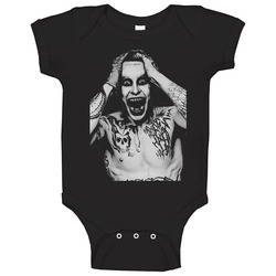 Jared Letto 1 Siluet Ken Black onesie Baby One Piece