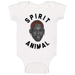 Dennis Rodman Spirit Animal Chicago Basketball Fan V2 onesie Baby One Piece Dennis Rodman Spirit Animal Chicago Basketball Fan V2 onesie Baby One Piece